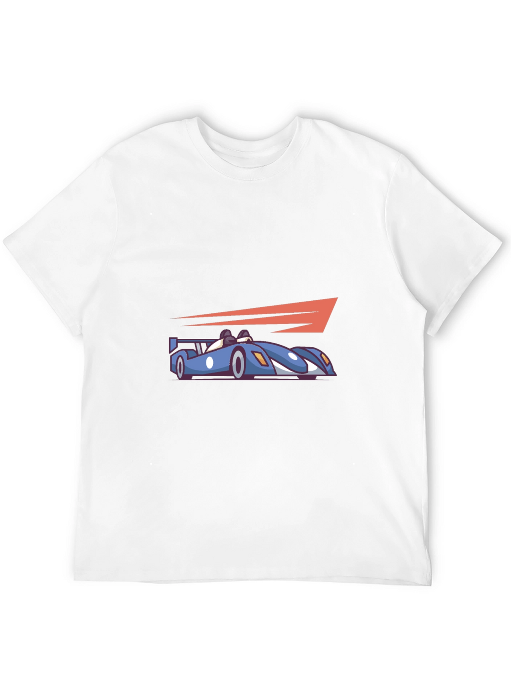 Race Car Graphic Tee - Black Cotton