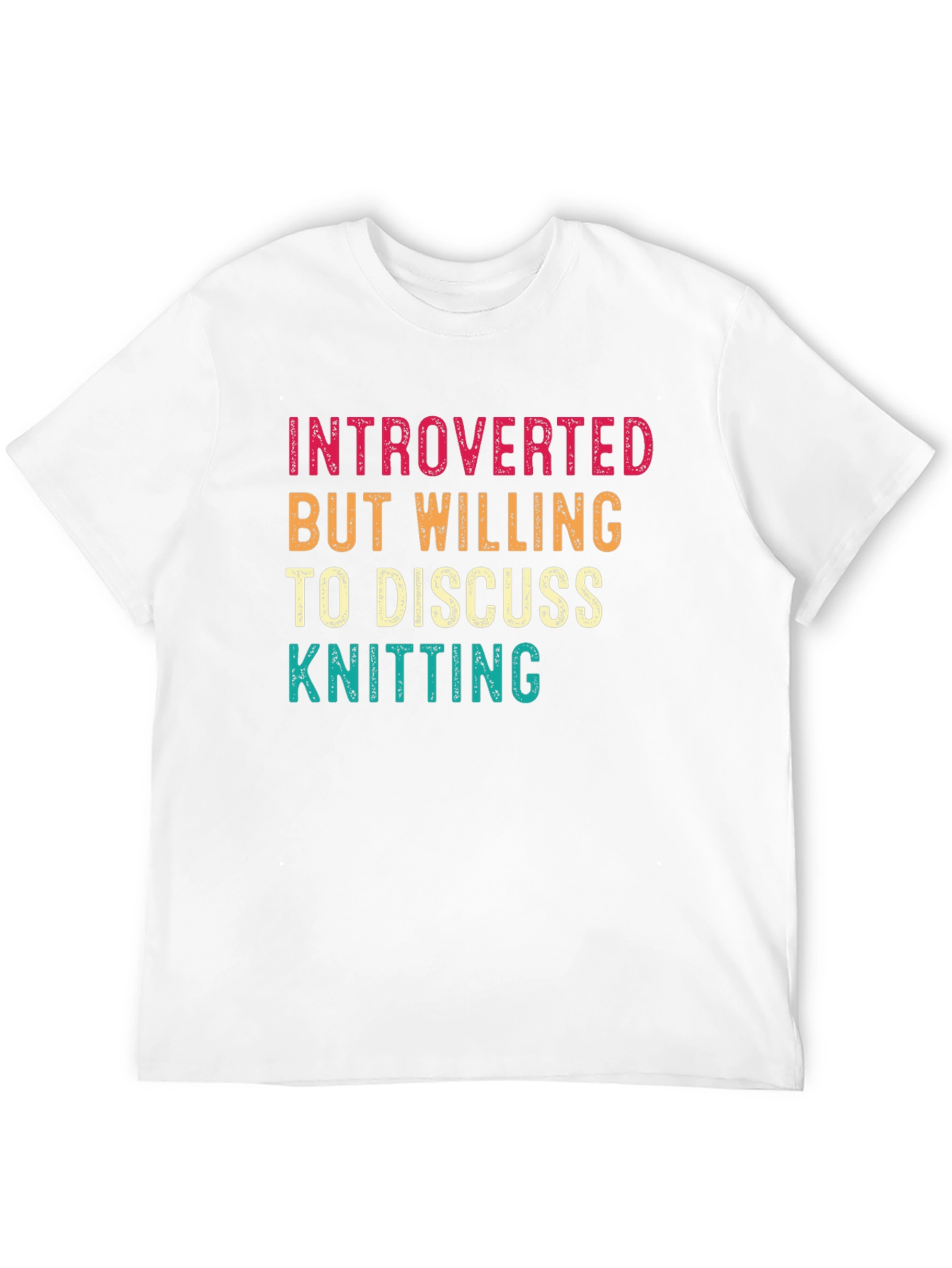 Introverted Knitting Enthusiast Tee