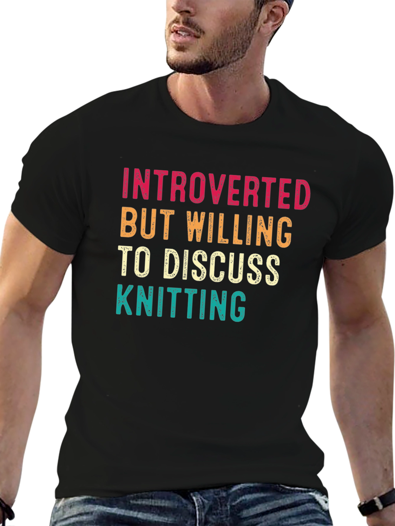 Introverted Knitting Enthusiast Tee