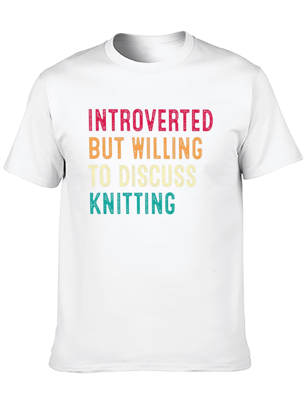 Introverted Knitting Enthusiast Tee