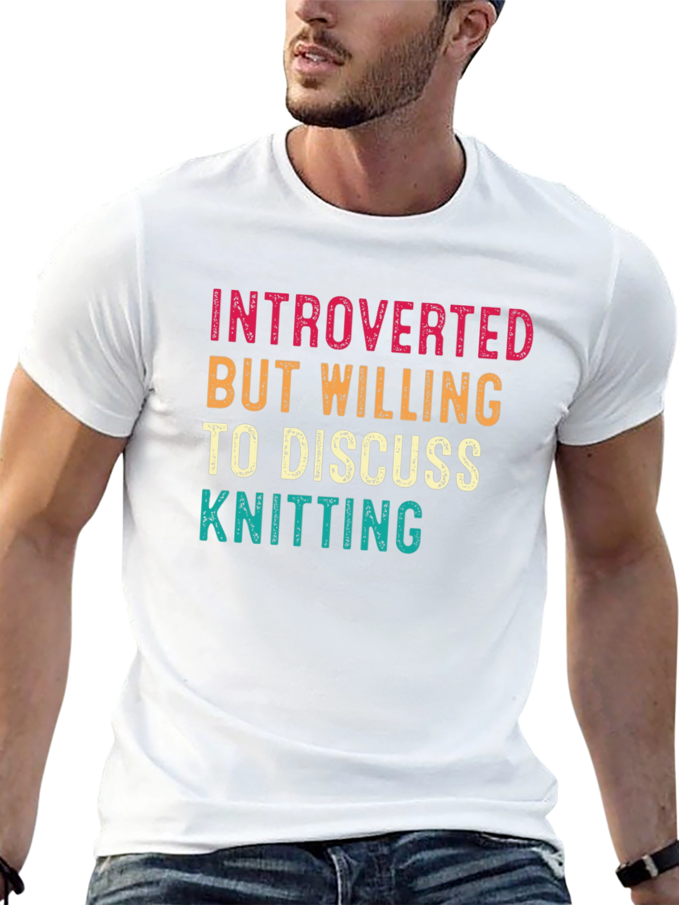 Introverted Knitting Enthusiast Tee