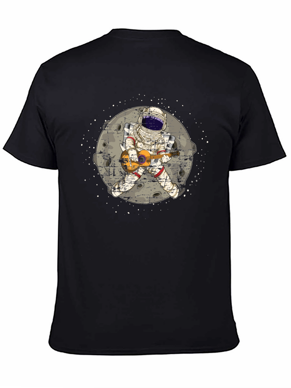 Astronaut Guitar Player Graphic T-Shirt