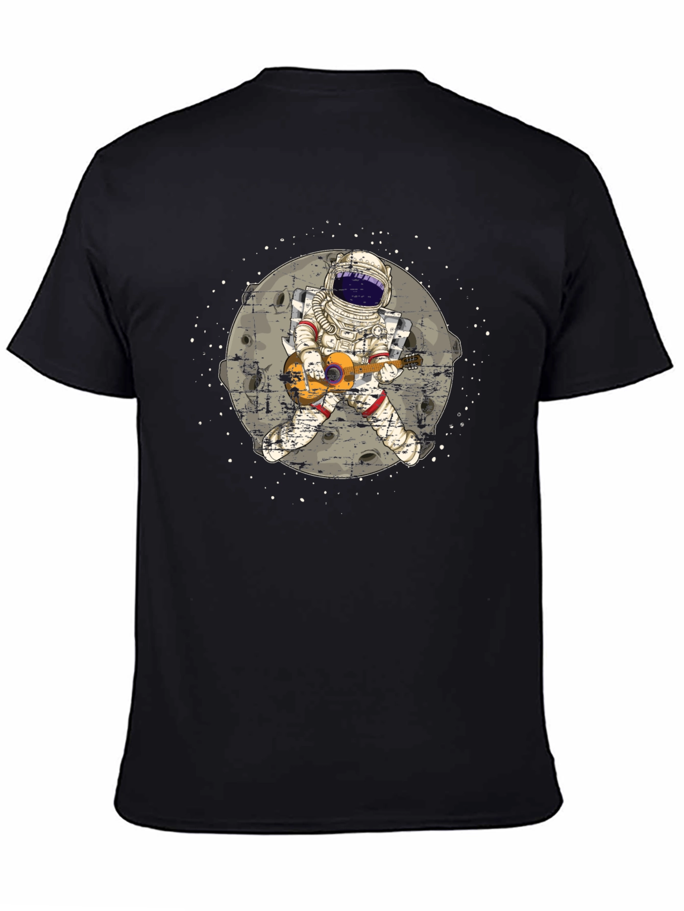 Astronaut Guitar Player Graphic T-Shirt