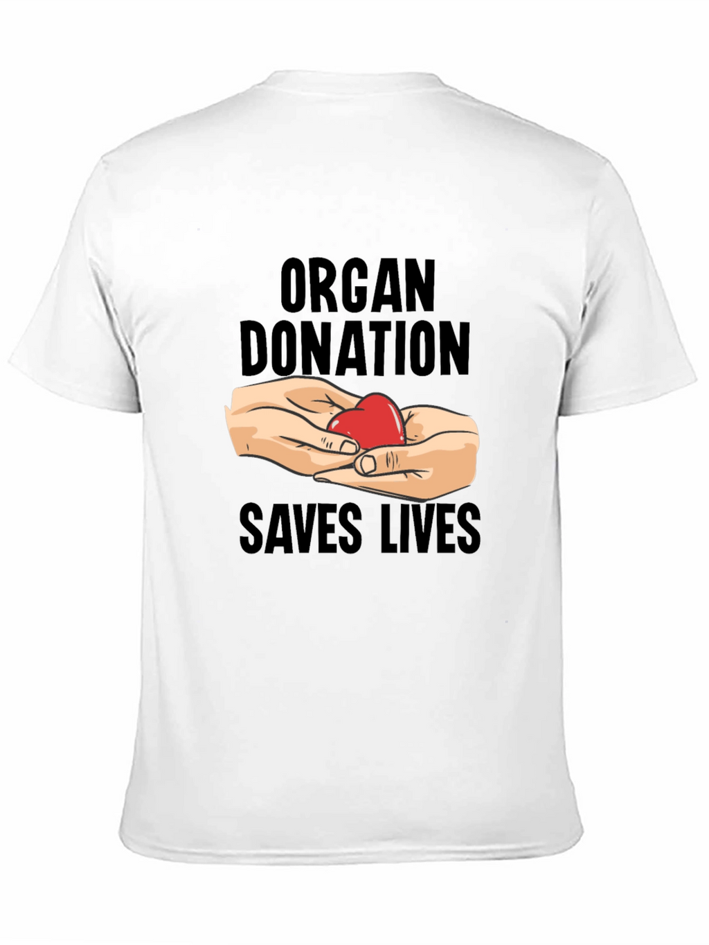 Organ Donation Saves Lives T-Shirt - Black