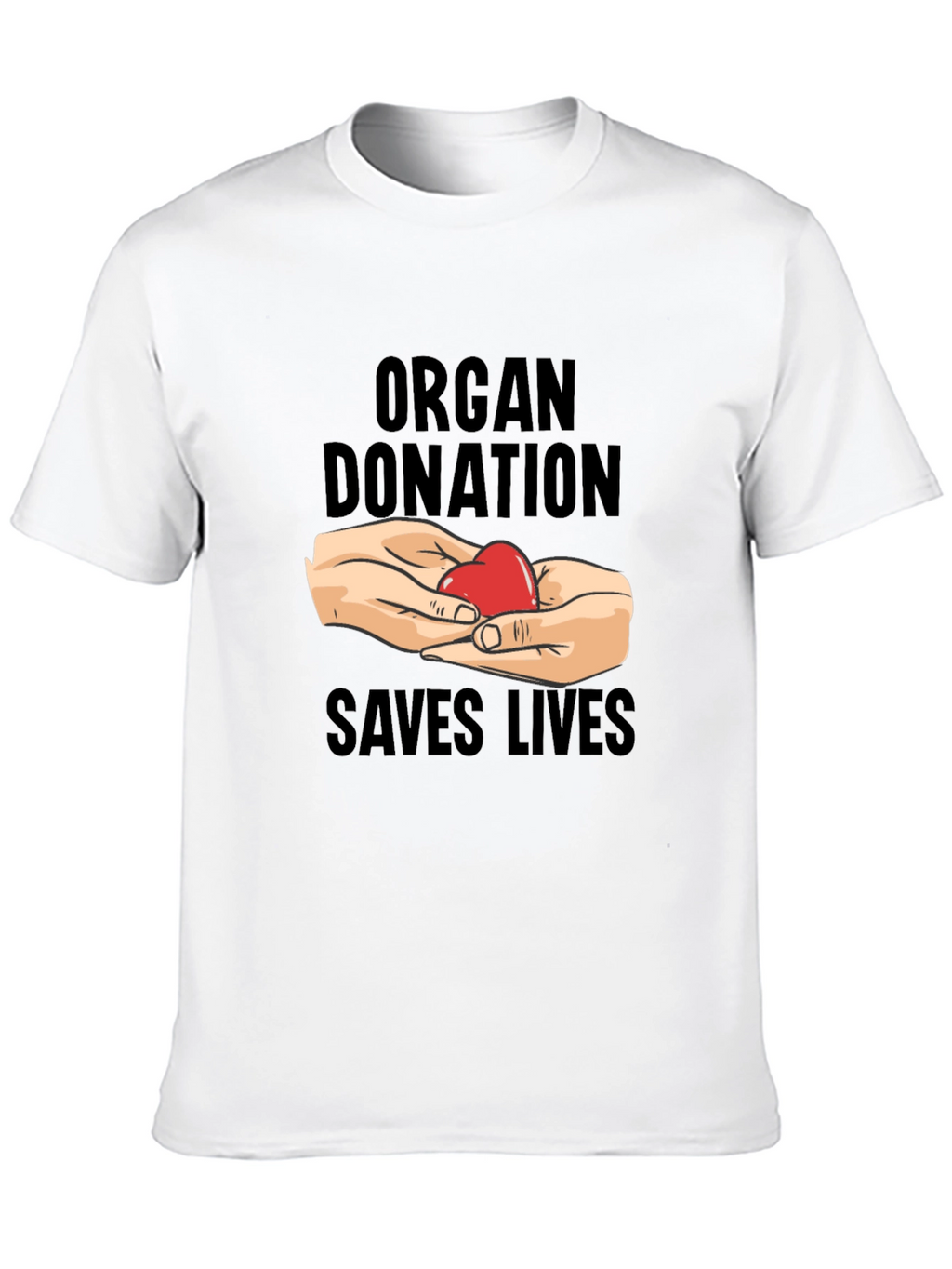 Organ Donation Saves Lives T-Shirt - Black