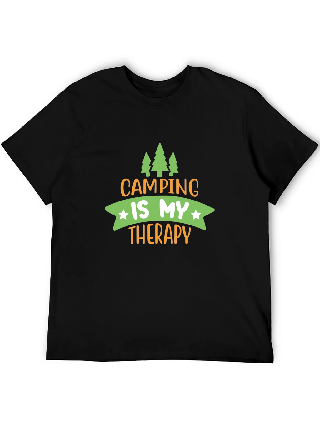 Camping Is My Therapy Graphic Tee