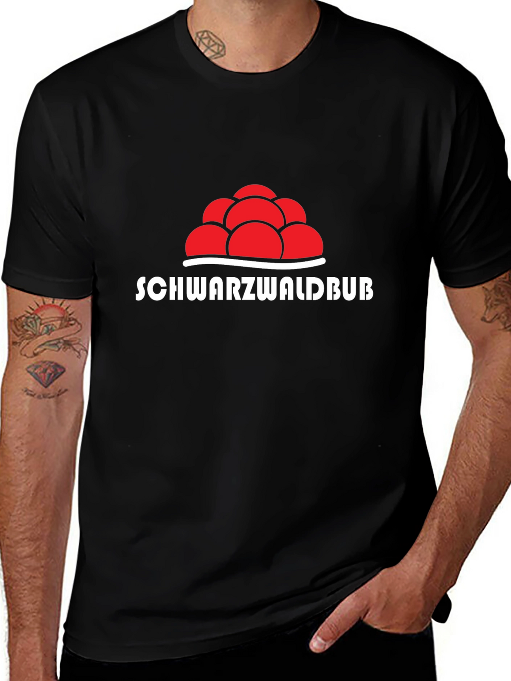 Schwarzwaldbub Black T-Shirt - Forest Boy Tee