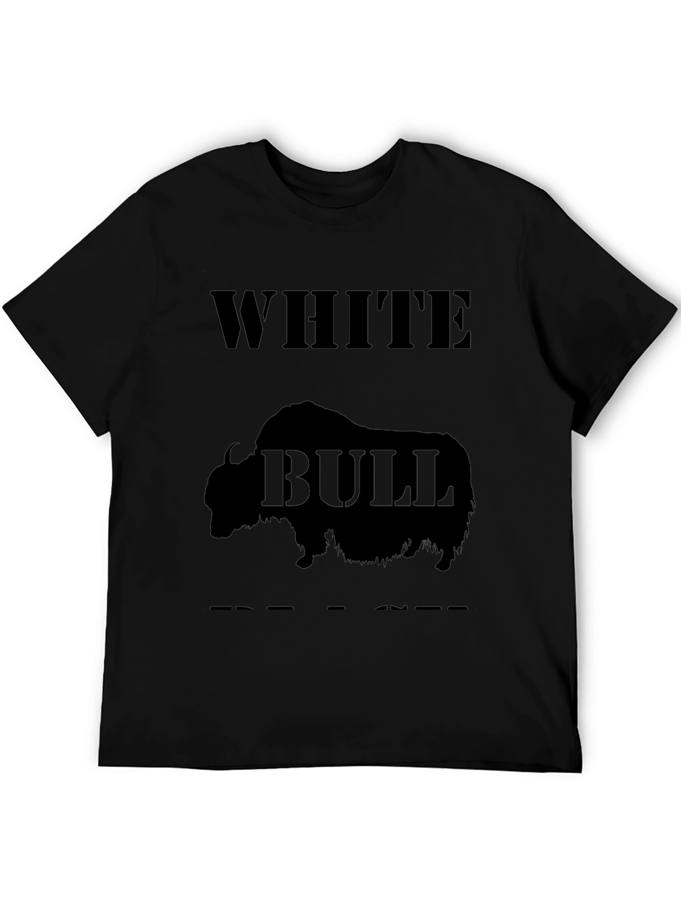 White Bull Graphic Tee - Bold & Unique Design