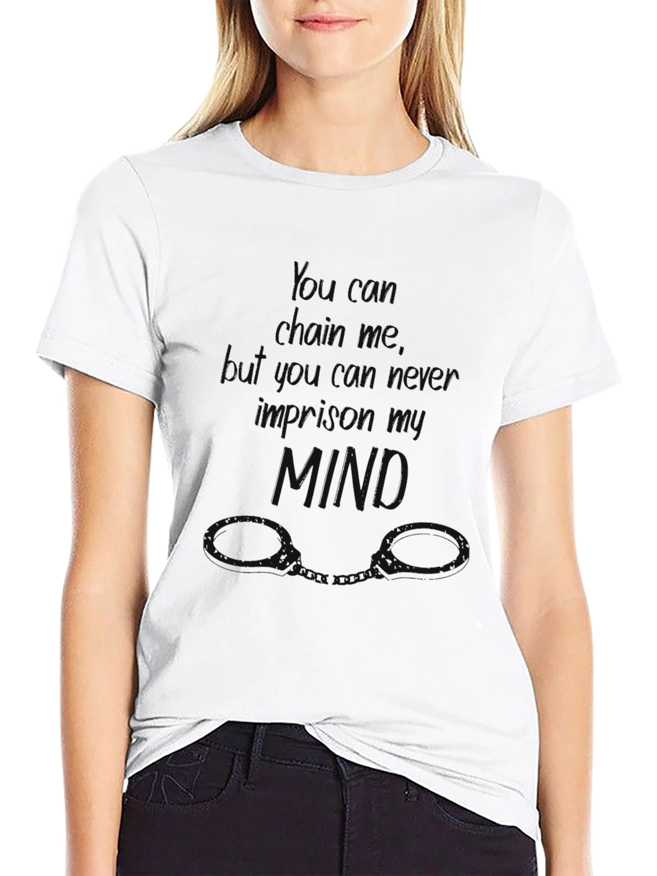 Mind Over Chains Graphic Tee - Inspiring & Bold
