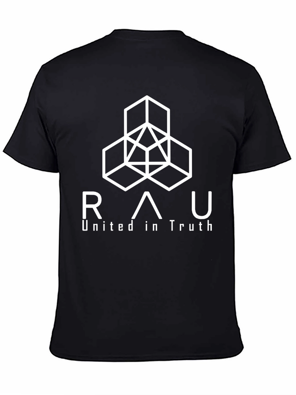 RAU United in Truth Black T-Shirt Graphic Tee