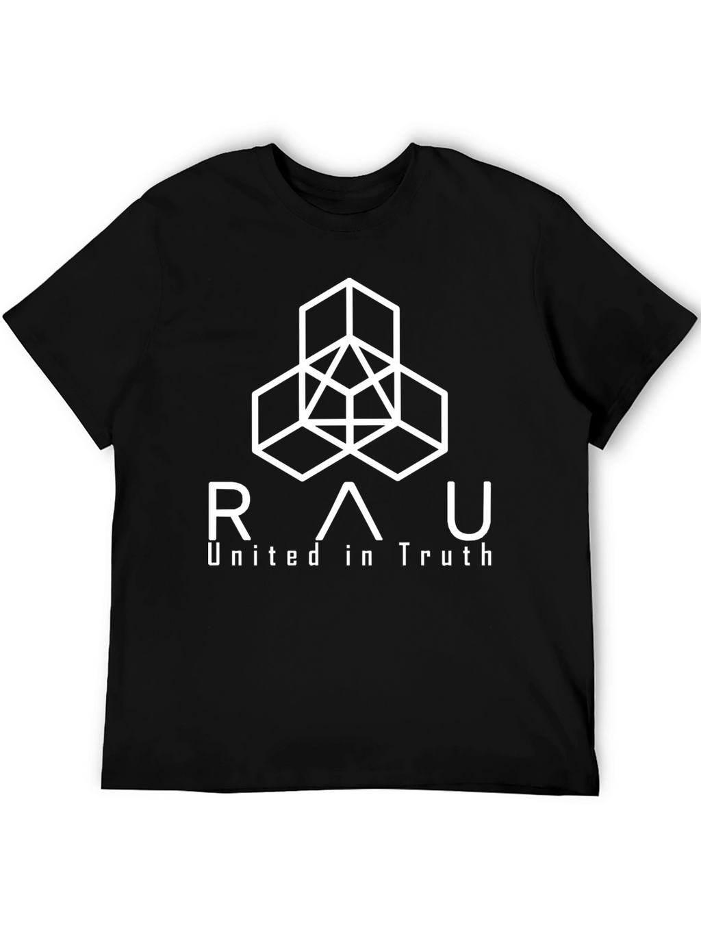 RAU United in Truth Black T-Shirt Graphic Tee
