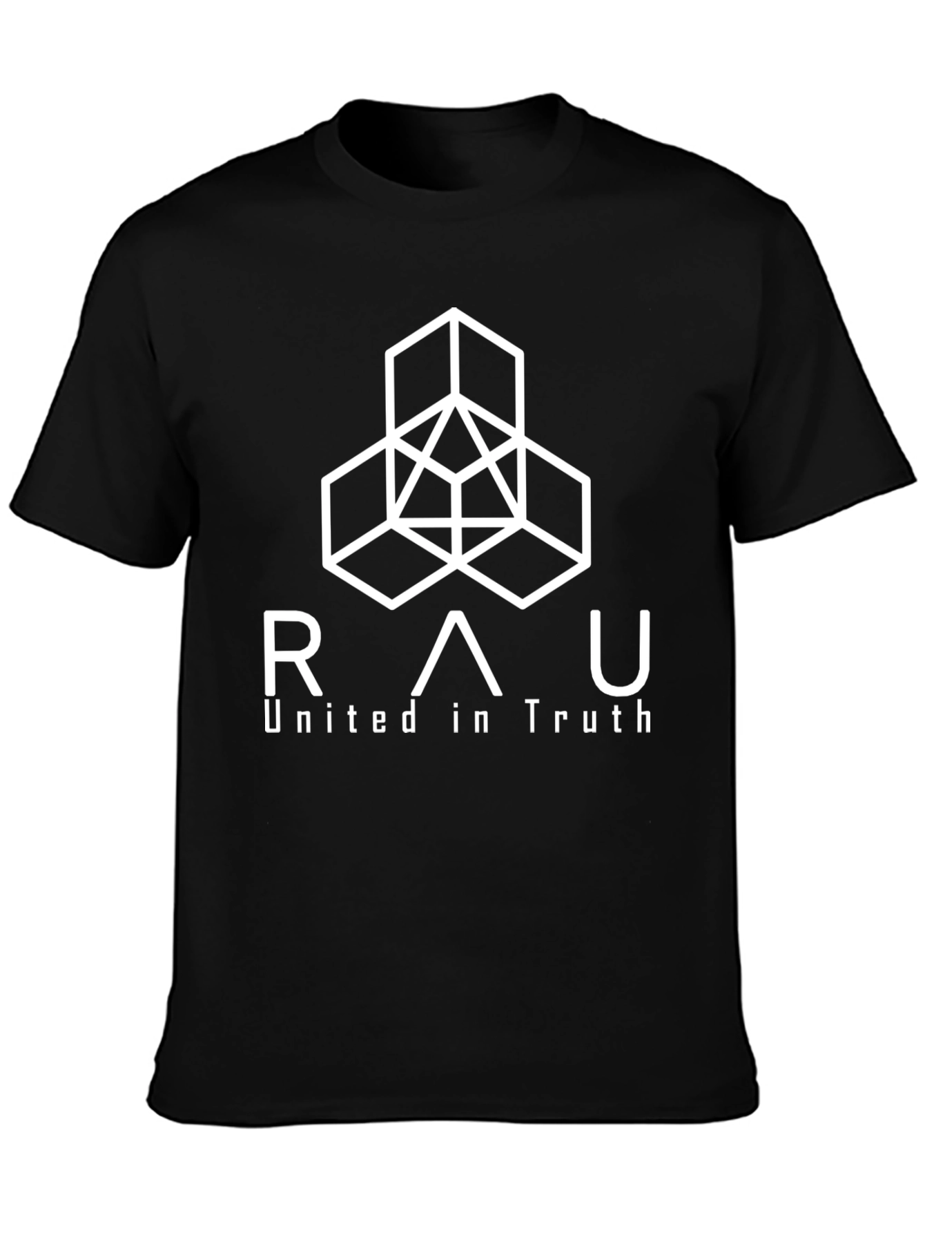 RAU United in Truth Black T-Shirt Graphic Tee