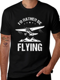 Id Rather Be Flying Graphic Tee