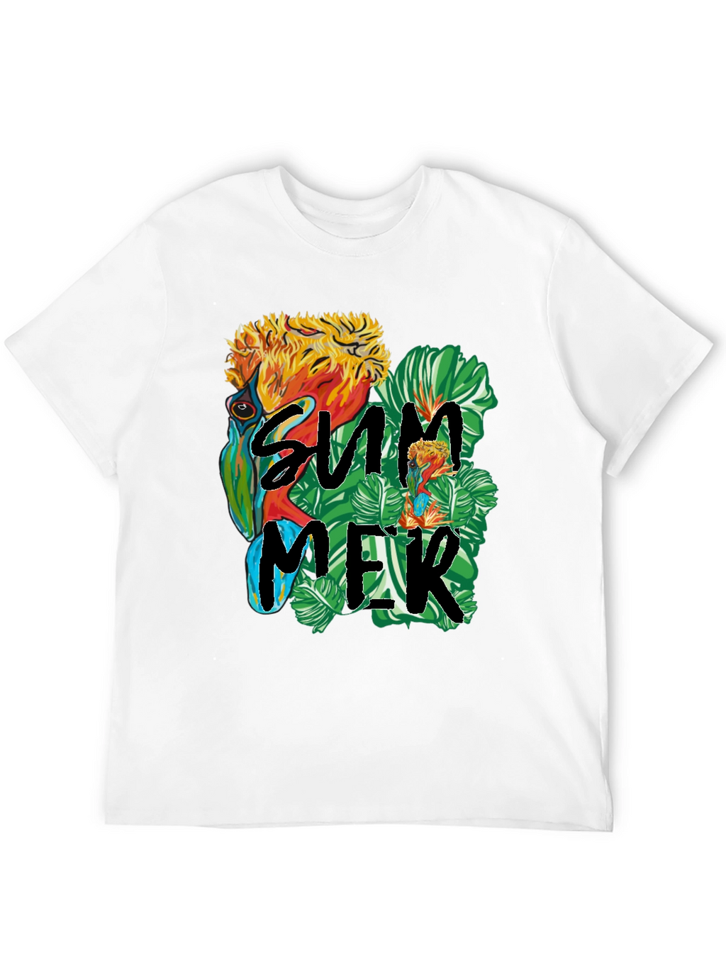 Summer Parrot Graphic Tee