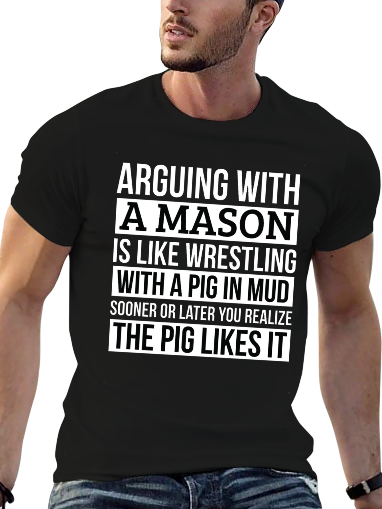 Arguing With A Mason Funny T-Shirt