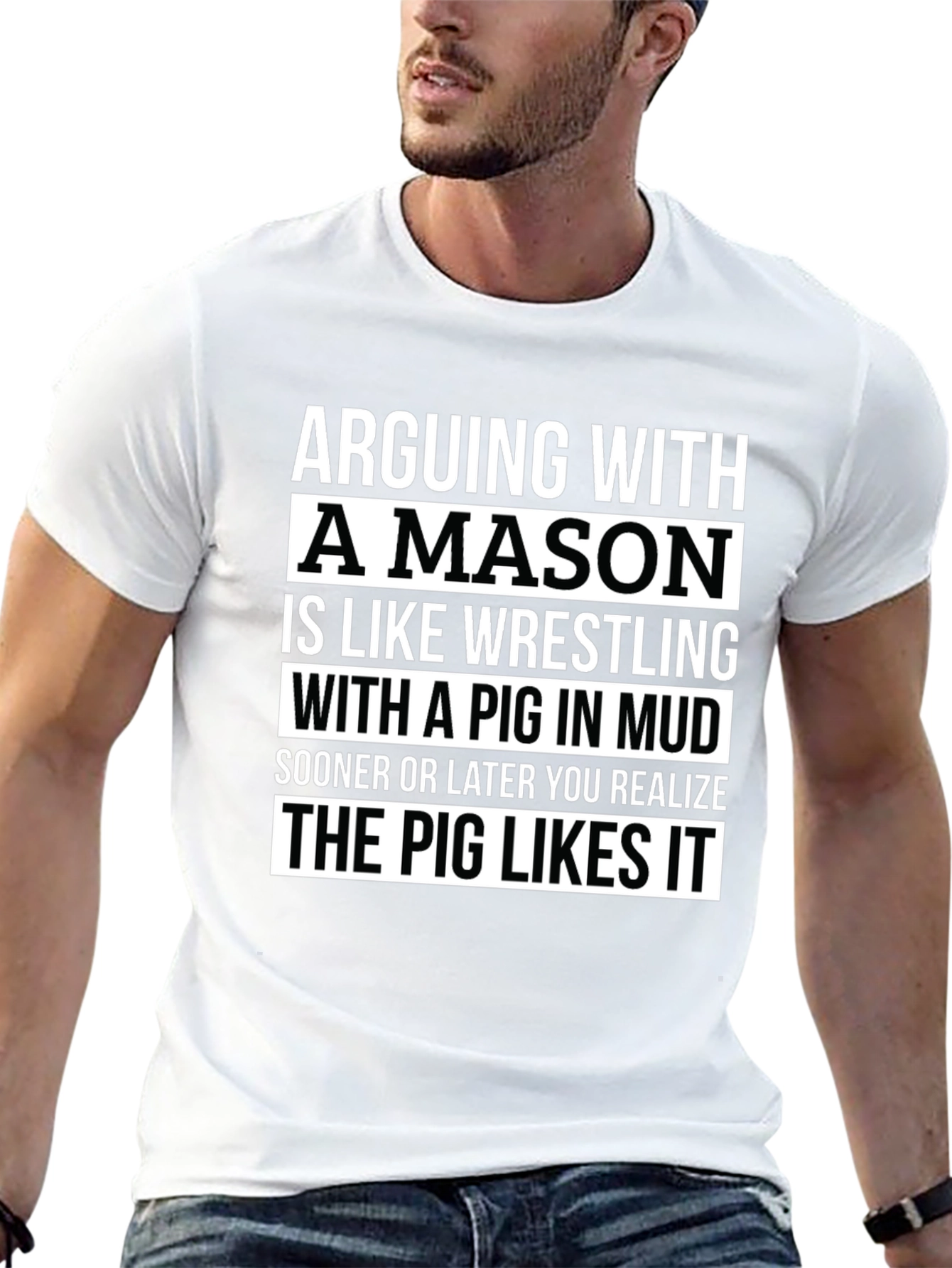 Arguing With A Mason Funny T-Shirt