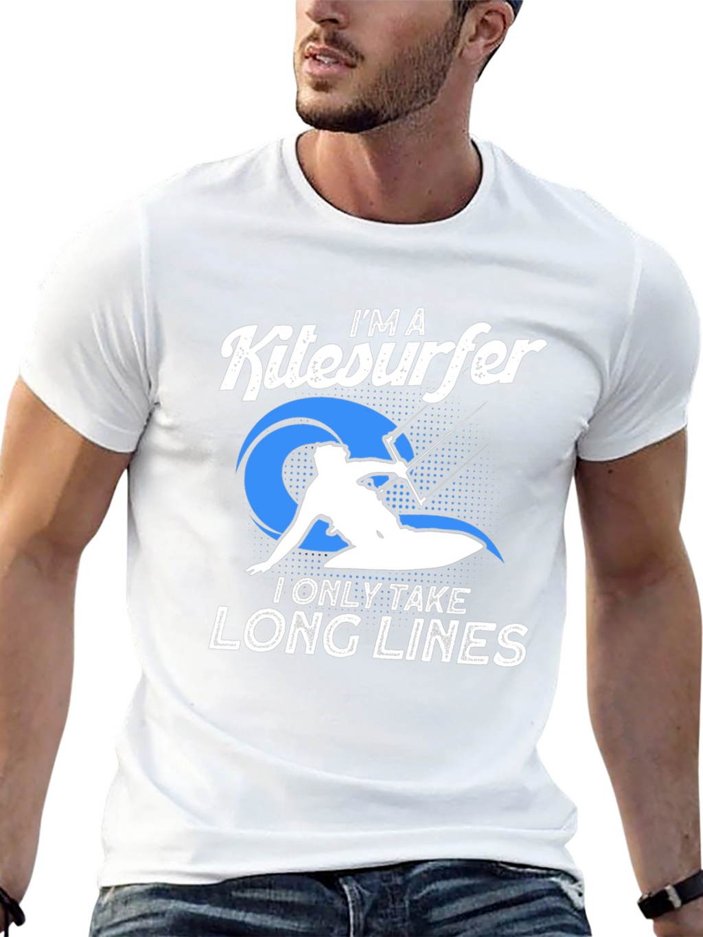 Im a Kitesurfer T-Shirt - Long Lines Design
