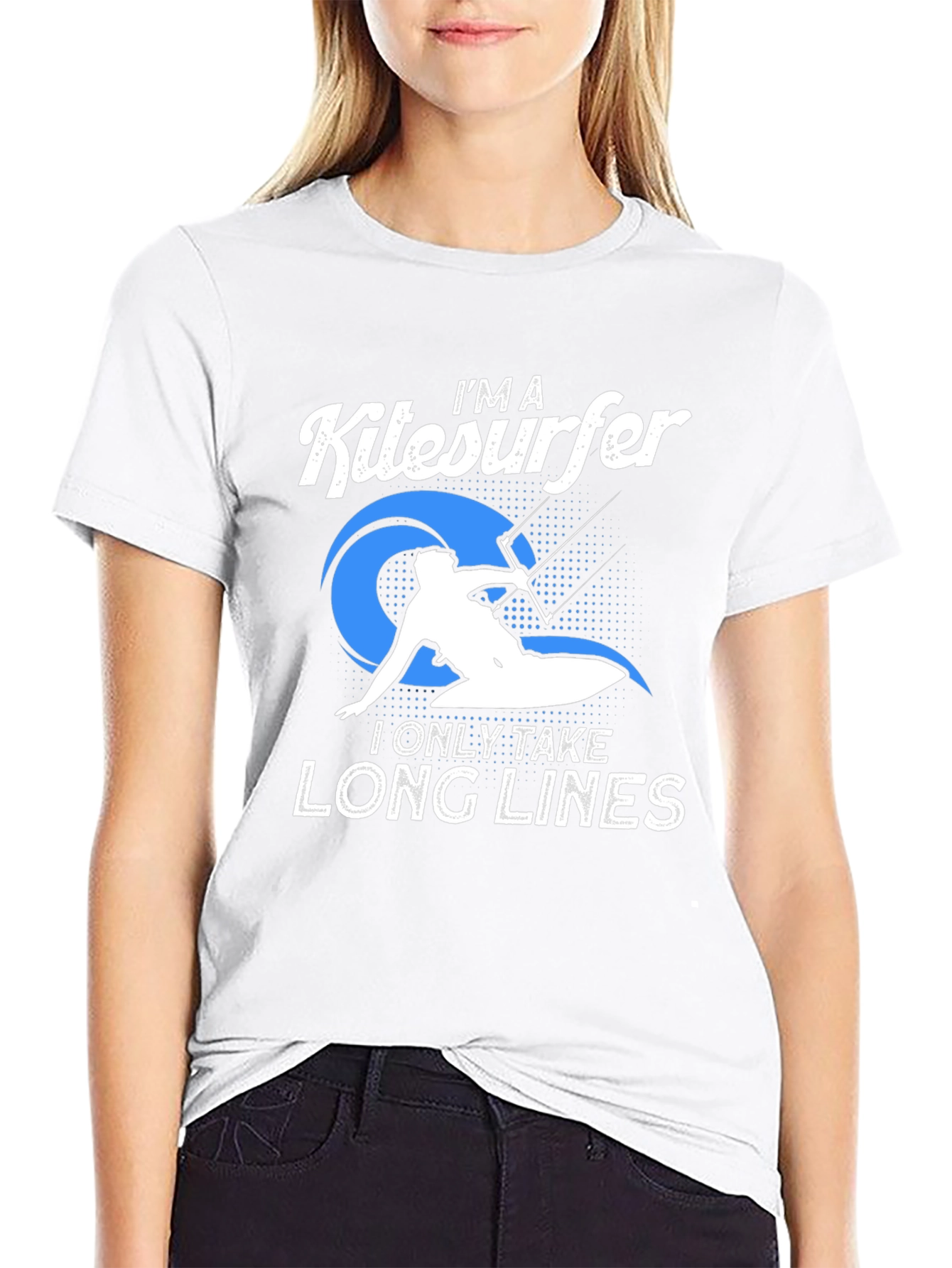 Im a Kitesurfer T-Shirt - Long Lines Design