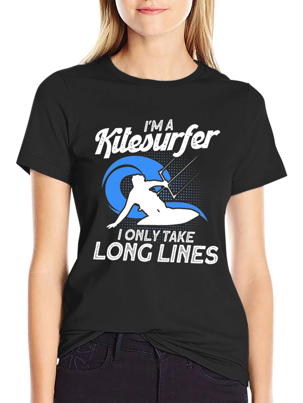 Im a Kitesurfer T-Shirt - Long Lines Design