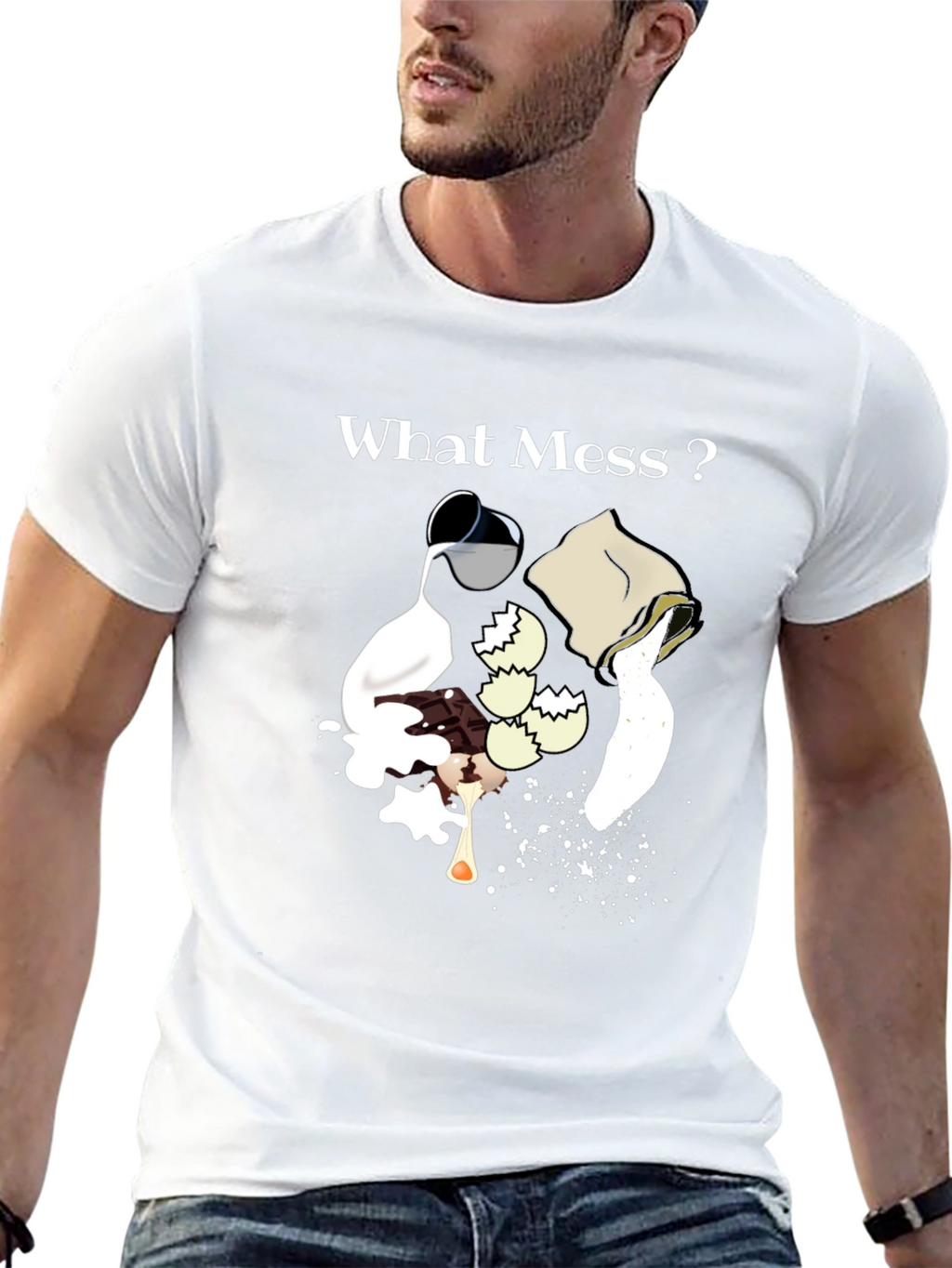 What Mess? Graphic Tee - Bakers Humor