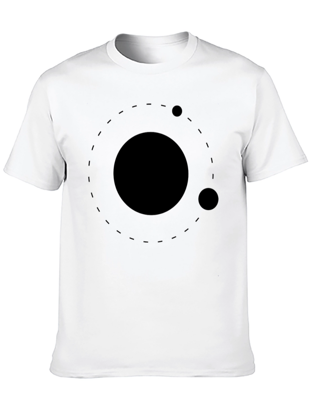 Orbital Black T-Shirt - Cosmic Graphic Tee