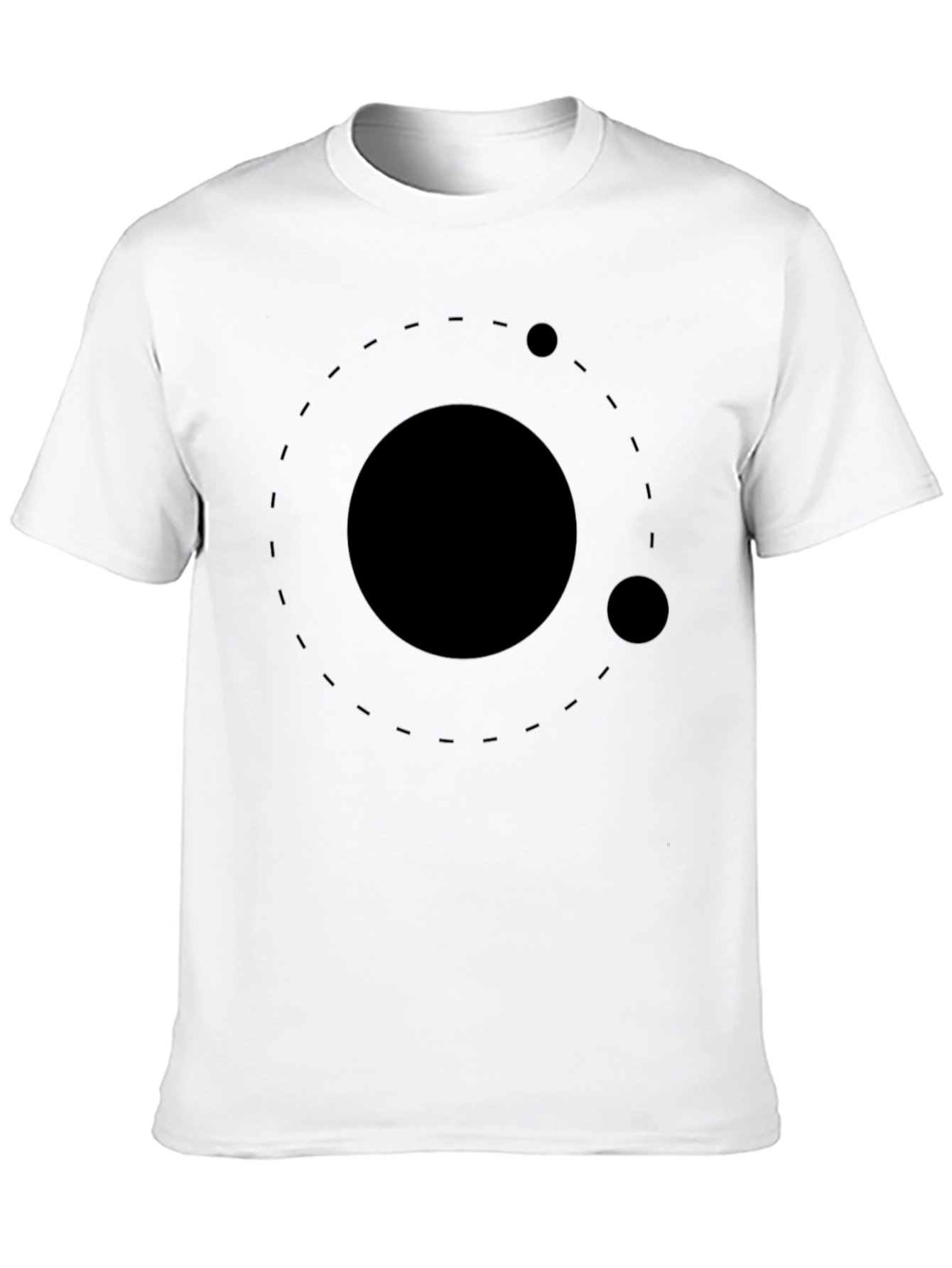 Orbital Black T-Shirt - Cosmic Graphic Tee
