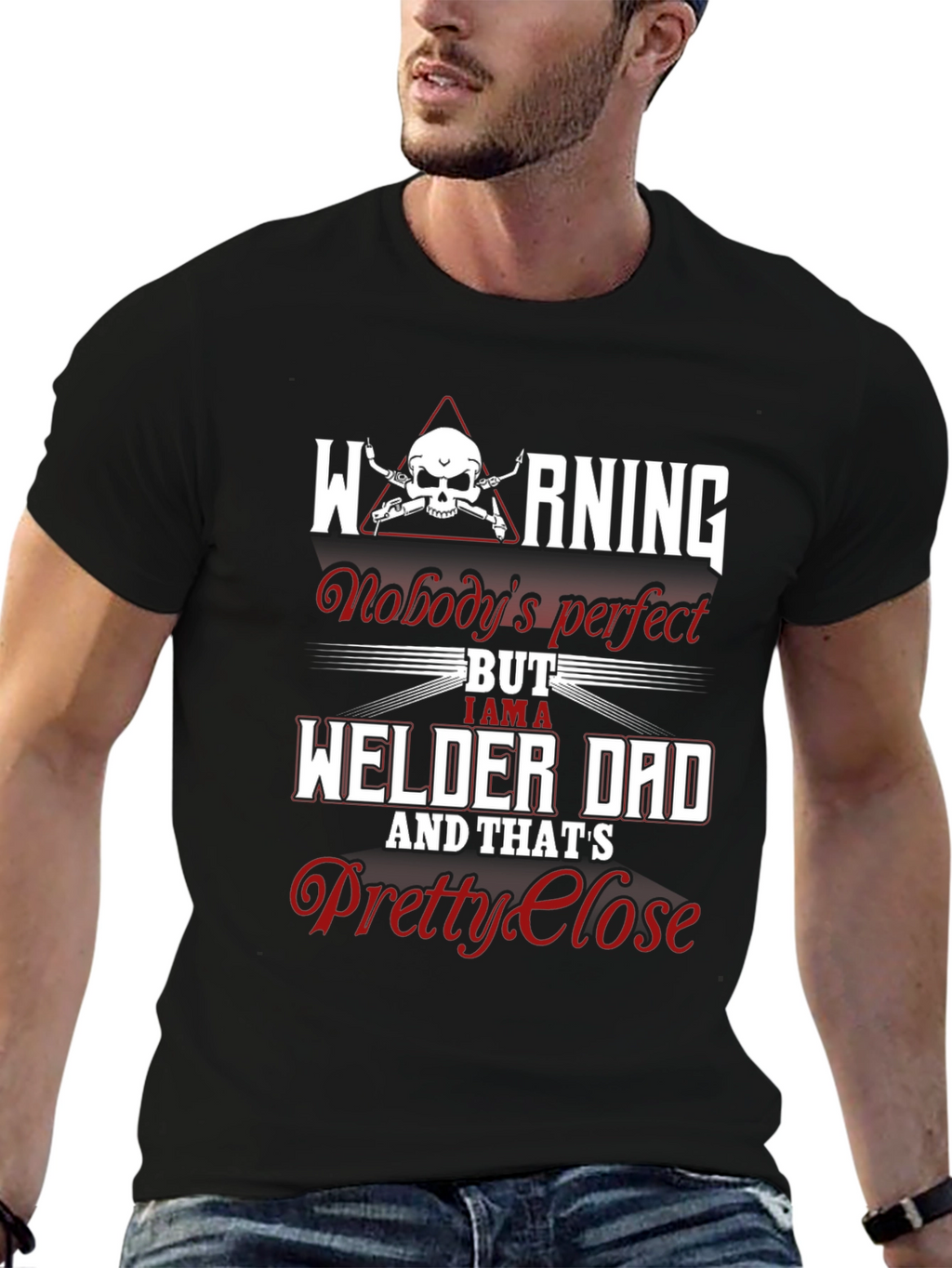 Welder Dad Graphic T-Shirt