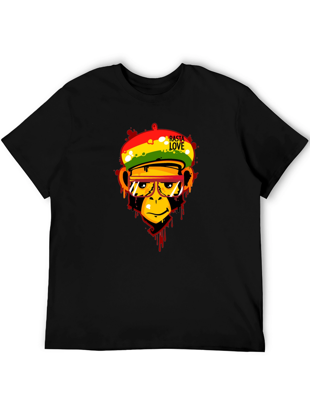 Rasta Love Monkey Graphic Tee