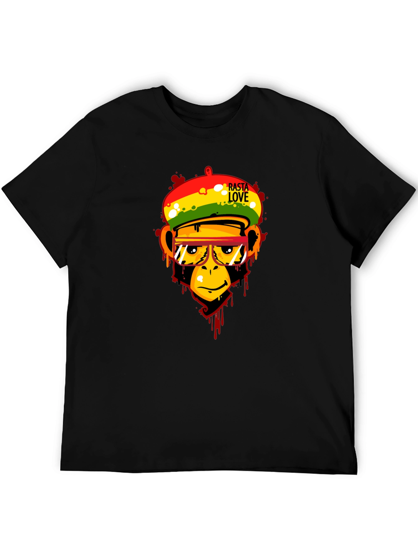 Rasta Love Monkey Graphic Tee