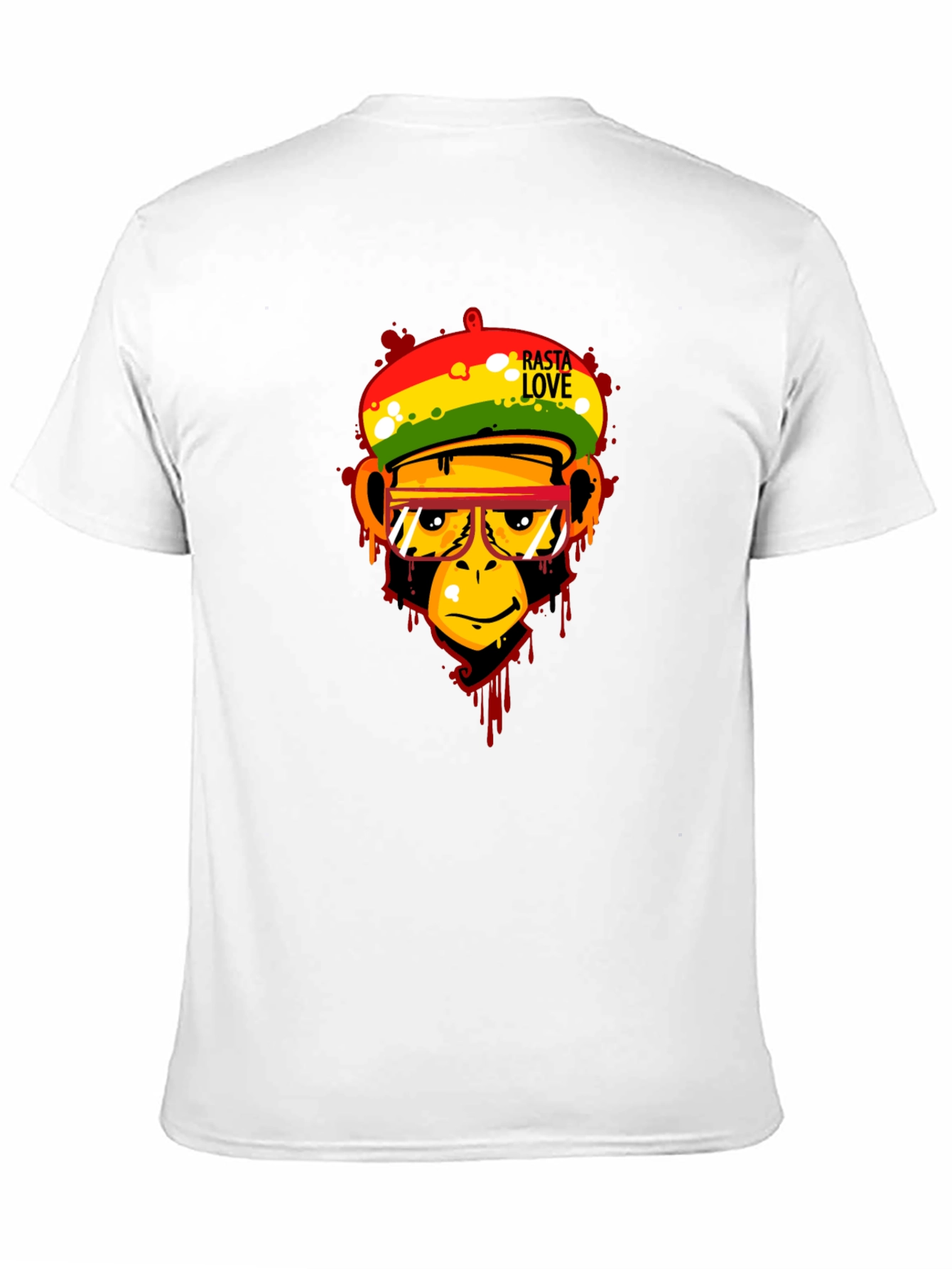 Rasta Love Monkey Graphic Tee