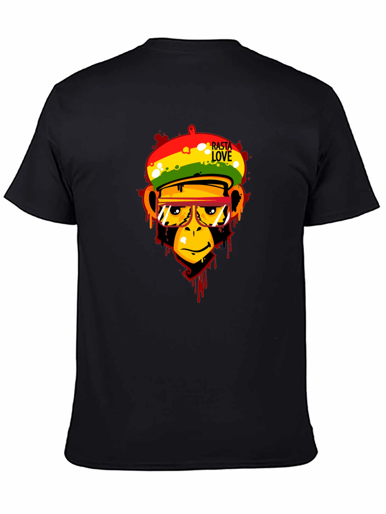 Rasta Love Monkey Graphic Tee