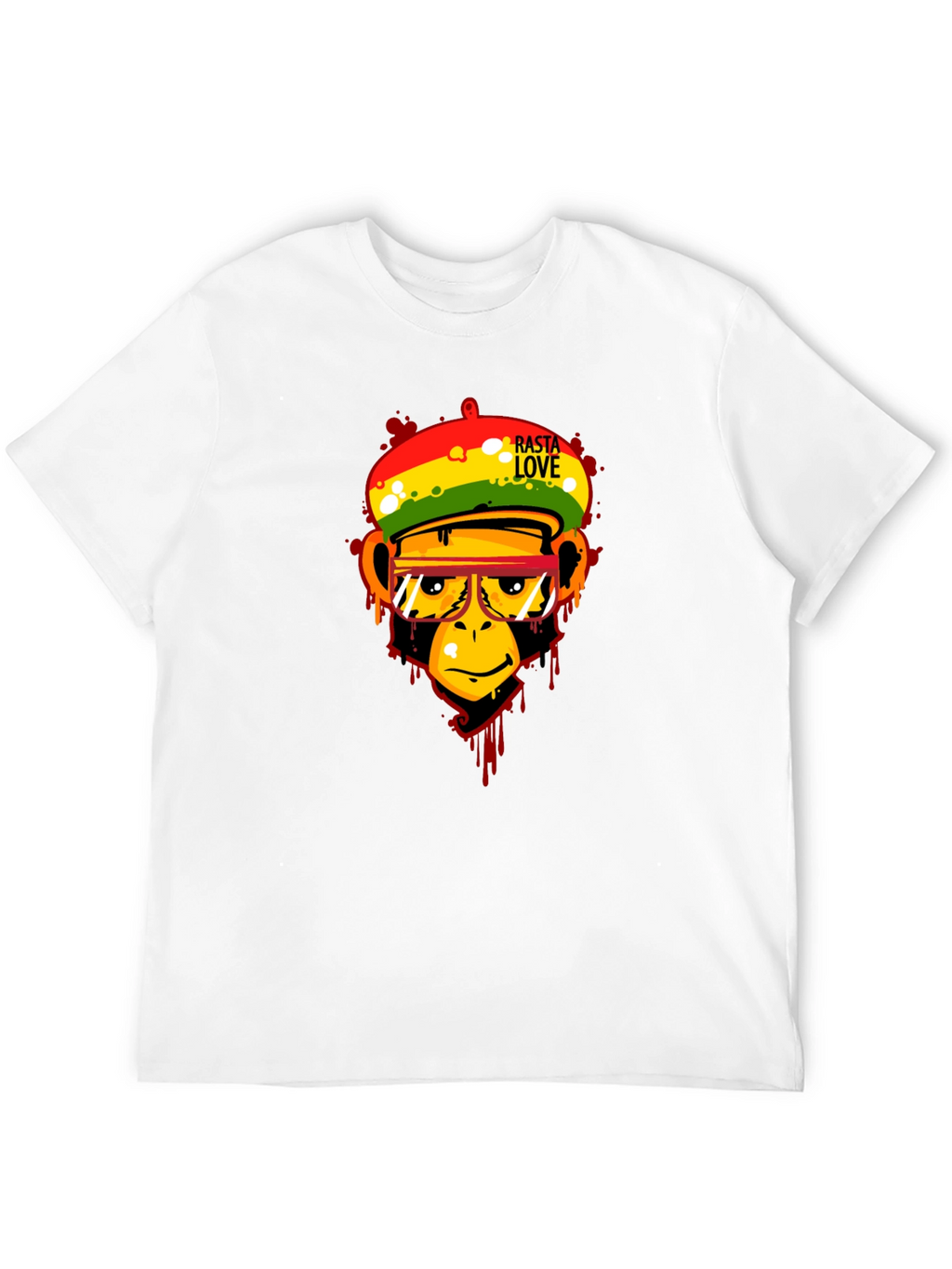 Rasta Love Monkey Graphic Tee