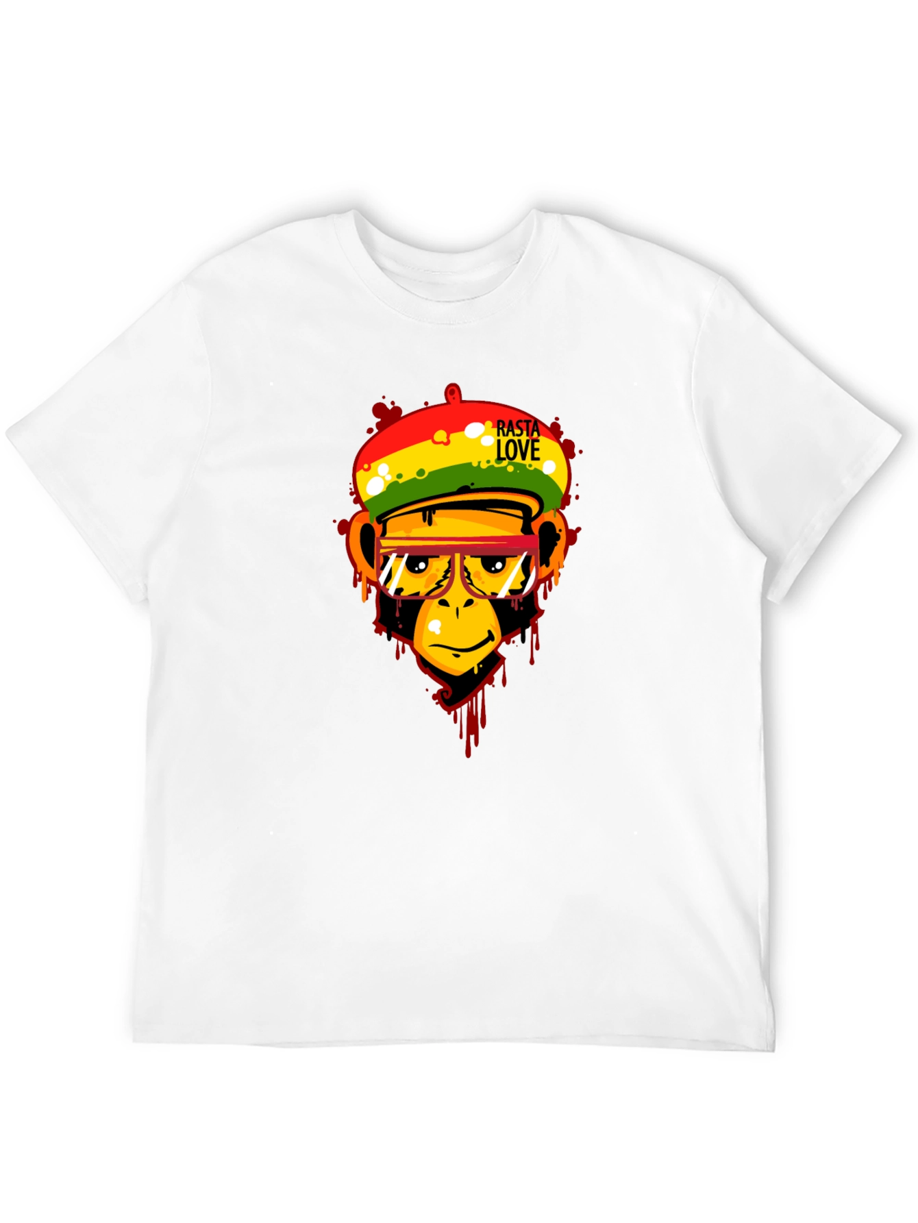 Rasta Love Monkey Graphic Tee