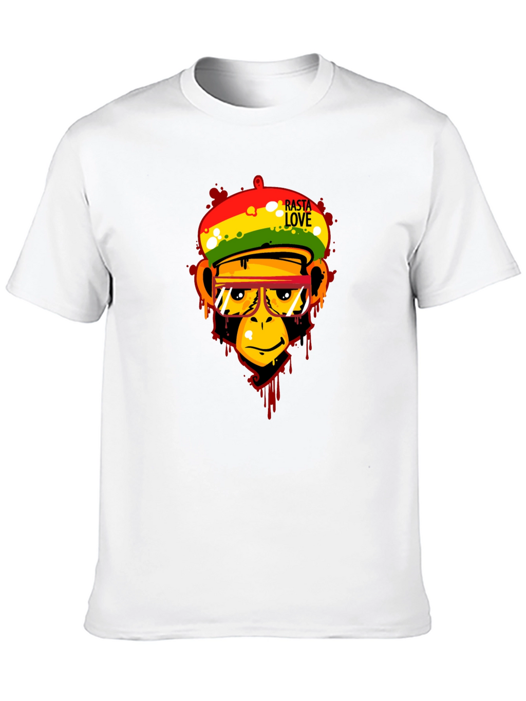 Rasta Love Monkey Graphic Tee