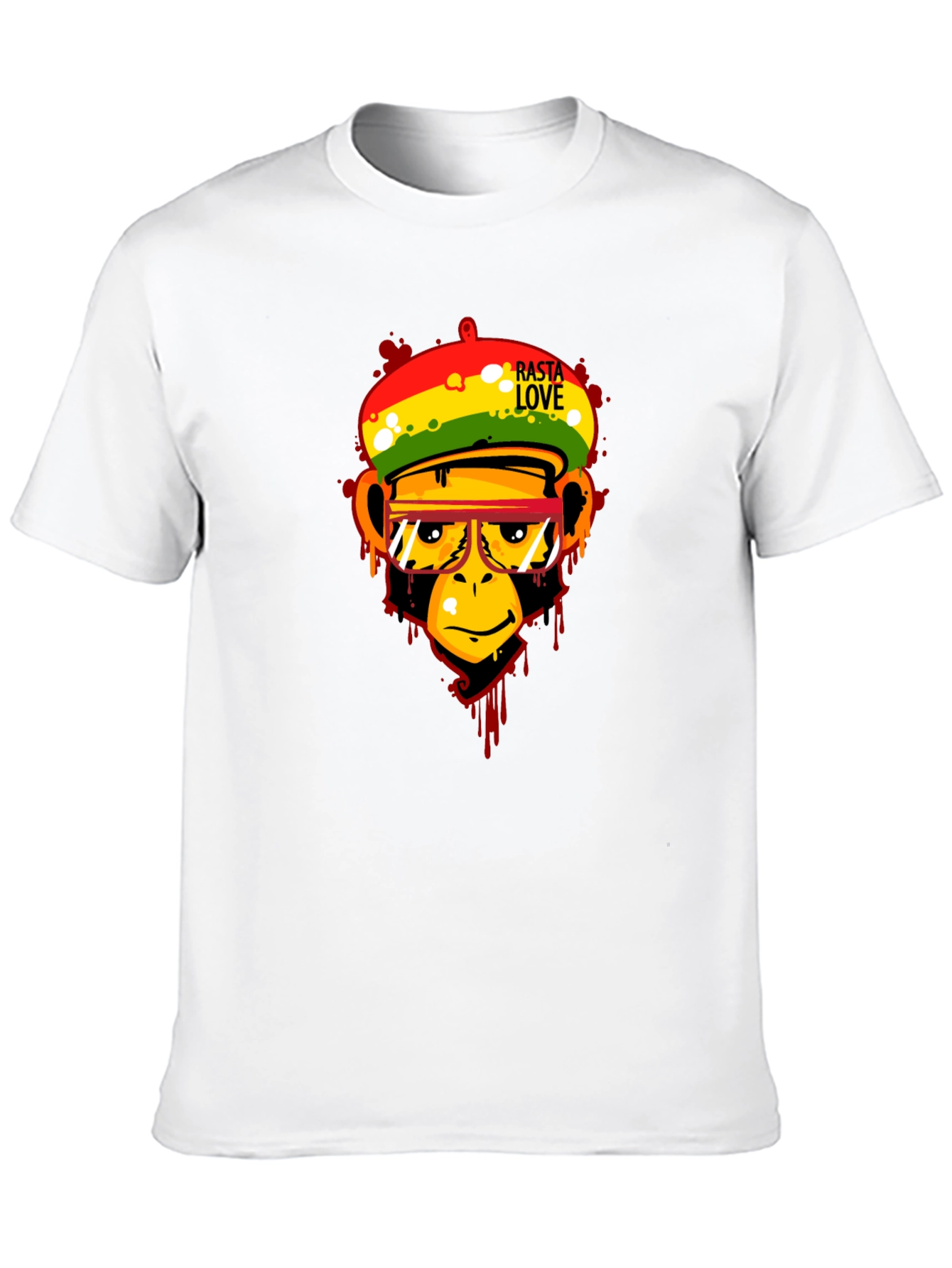 Rasta Love Monkey Graphic Tee