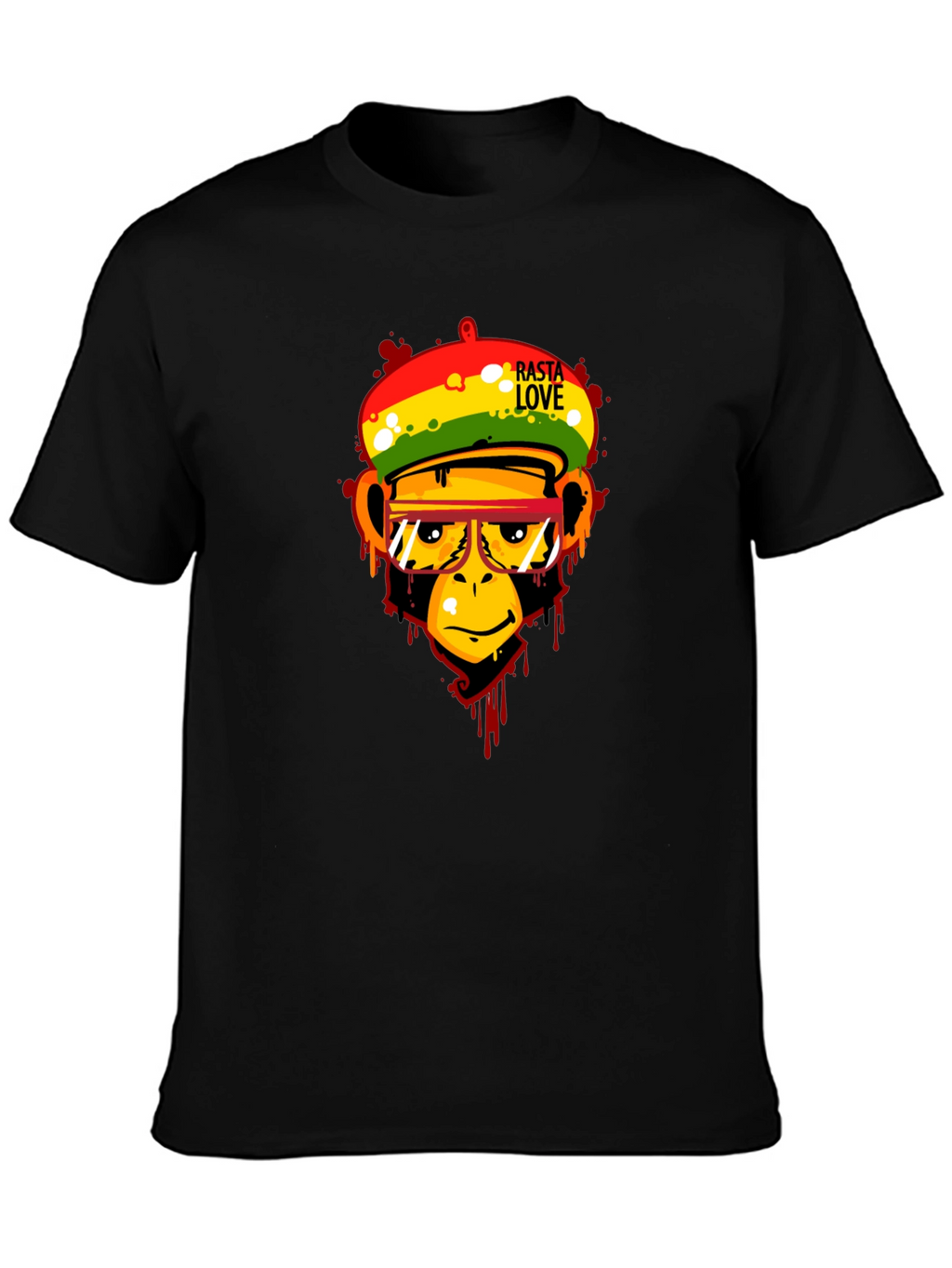 Rasta Love Monkey Graphic Tee
