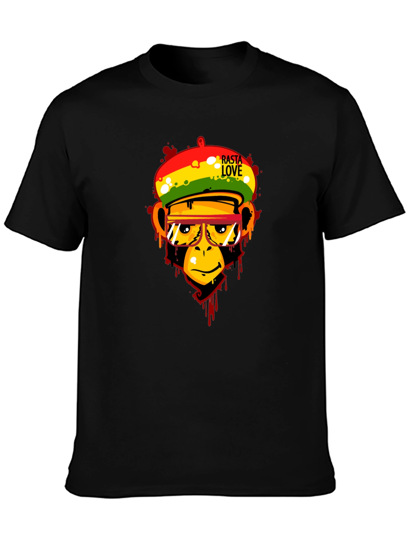 Rasta Love Monkey Graphic Tee