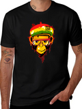 Rasta Love Monkey Graphic Tee
