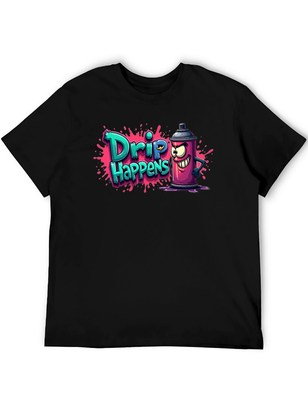 Drip Happens T-Shirt - Funny Graffiti Art Tee
