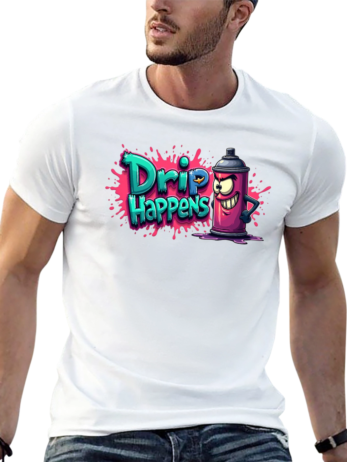 Drip Happens T-Shirt - Funny Graffiti Art Tee
