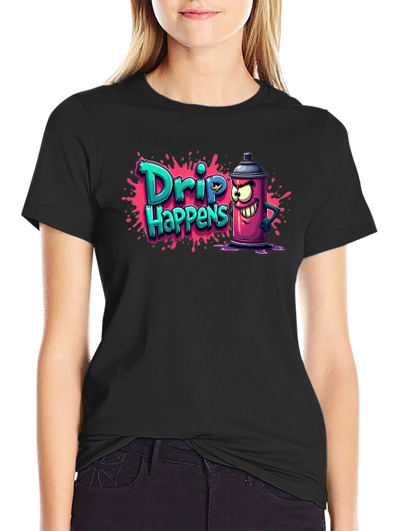 Drip Happens T-Shirt - Funny Graffiti Art Tee