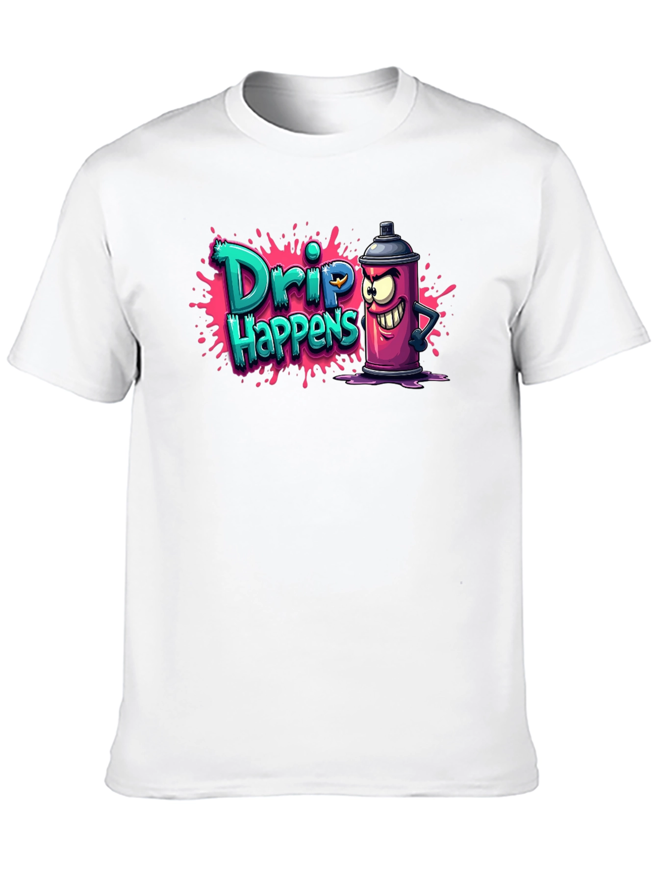 Drip Happens T-Shirt - Funny Graffiti Art Tee