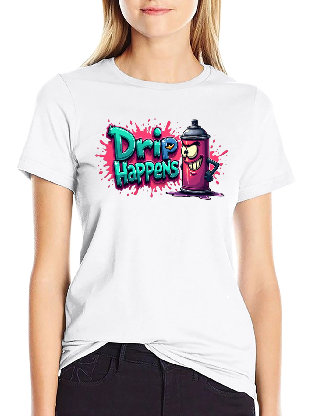 Drip Happens T-Shirt - Funny Graffiti Art Tee
