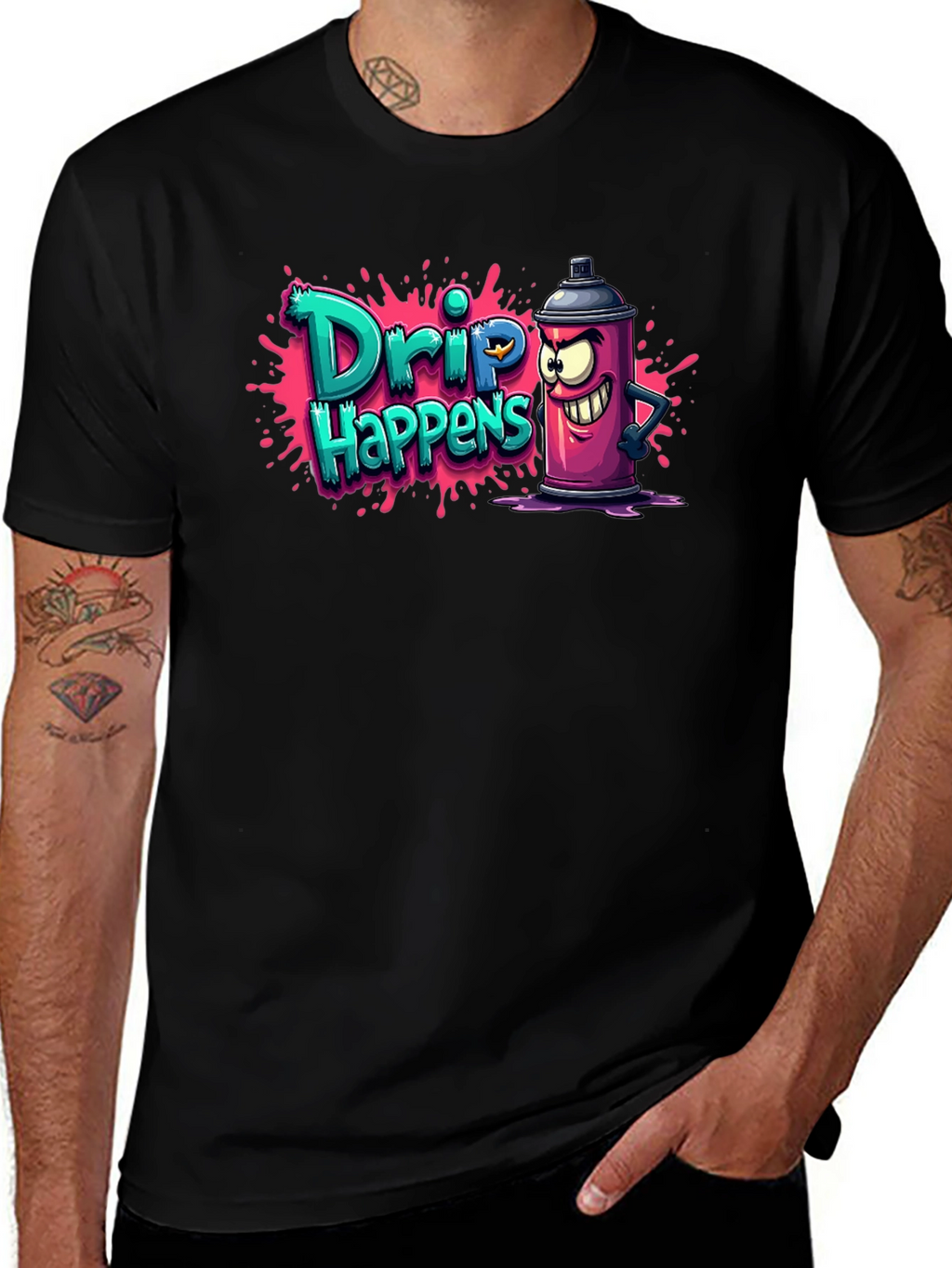 Drip Happens T-Shirt - Funny Graffiti Art Tee