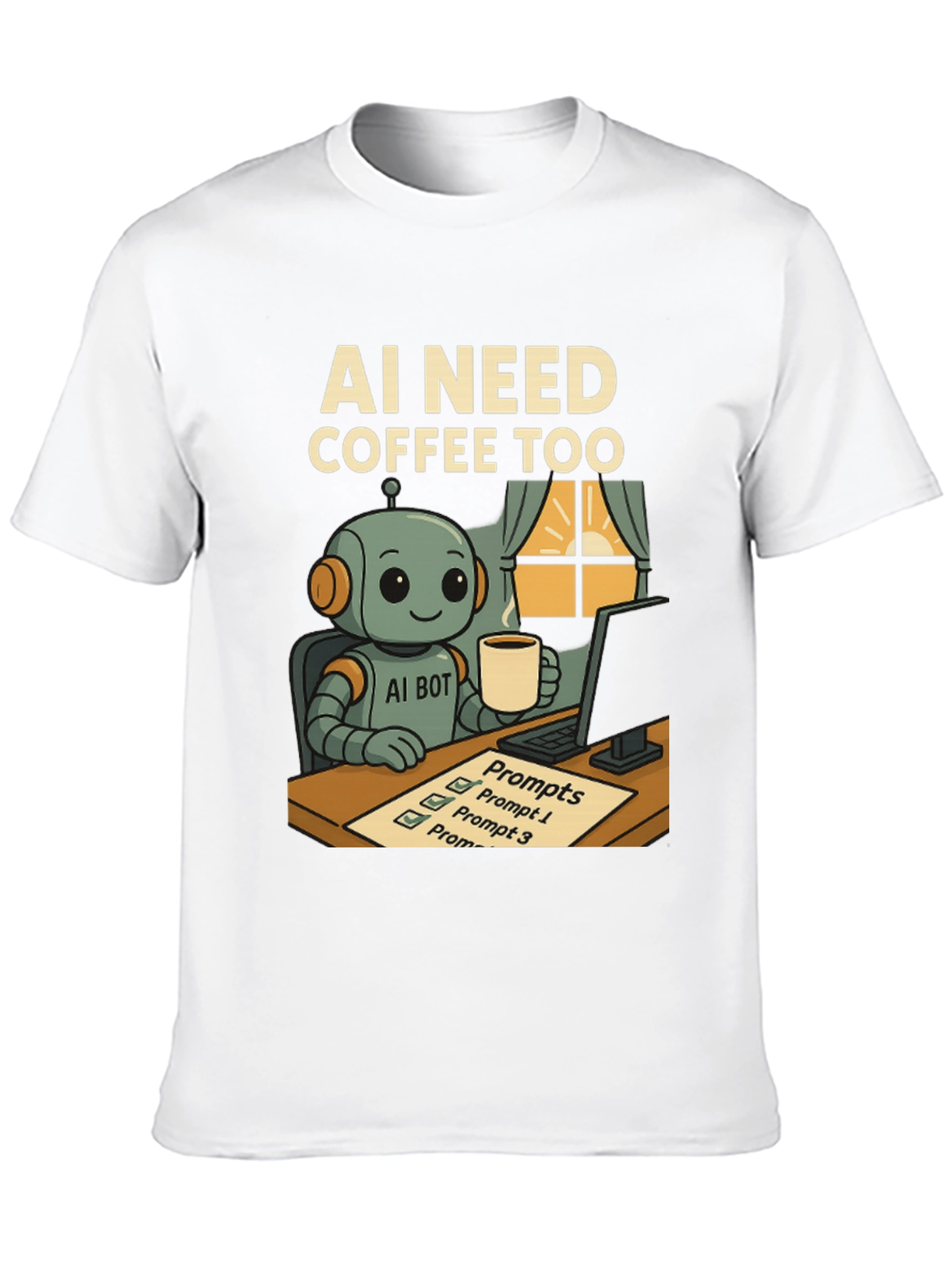 AI Needs Coffee T-Shirt