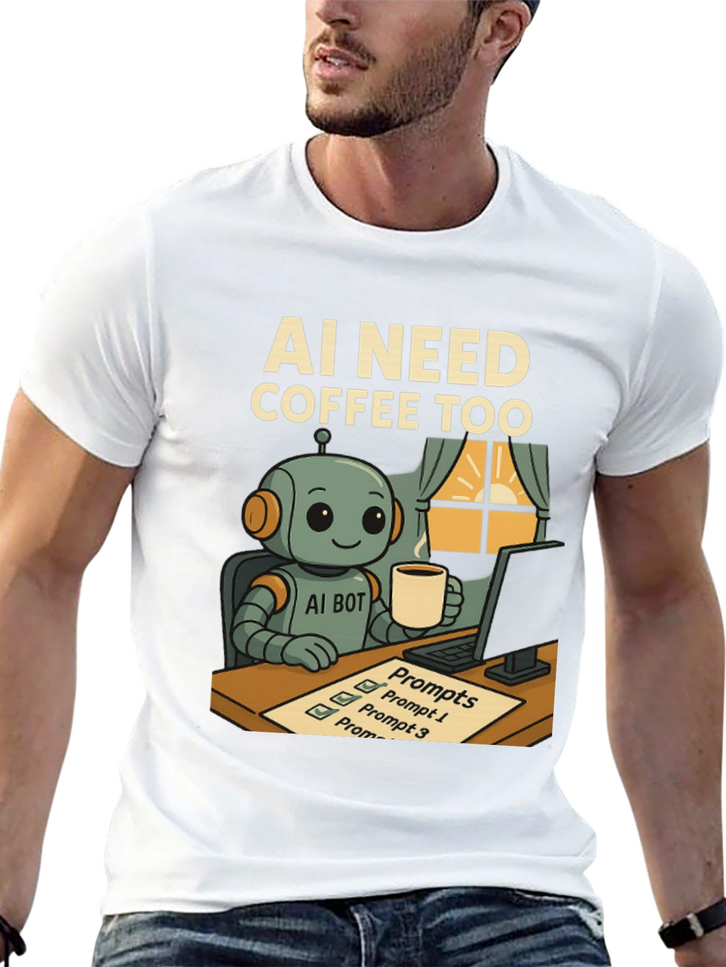 AI Needs Coffee T-Shirt