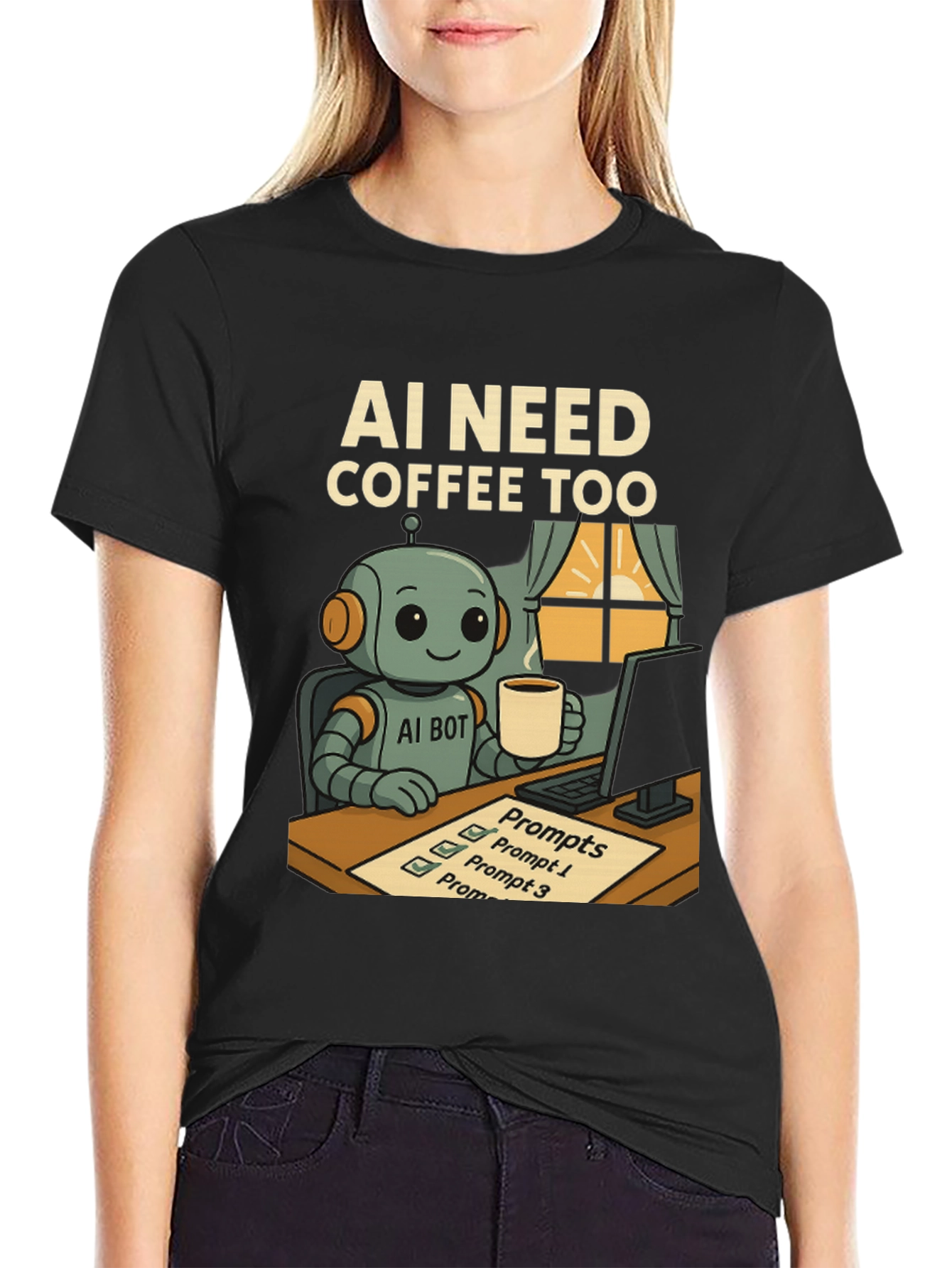 AI Needs Coffee T-Shirt