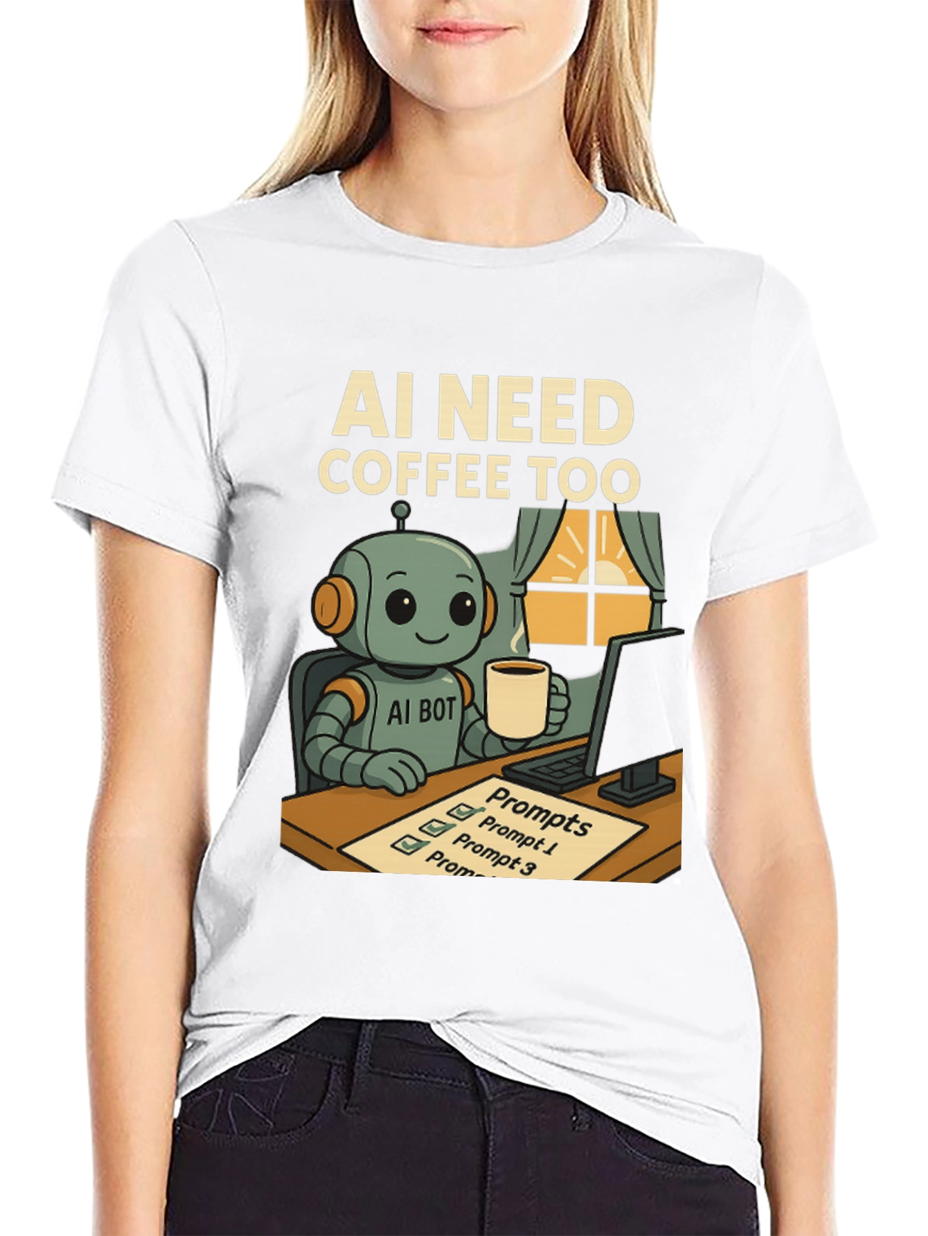 AI Needs Coffee T-Shirt