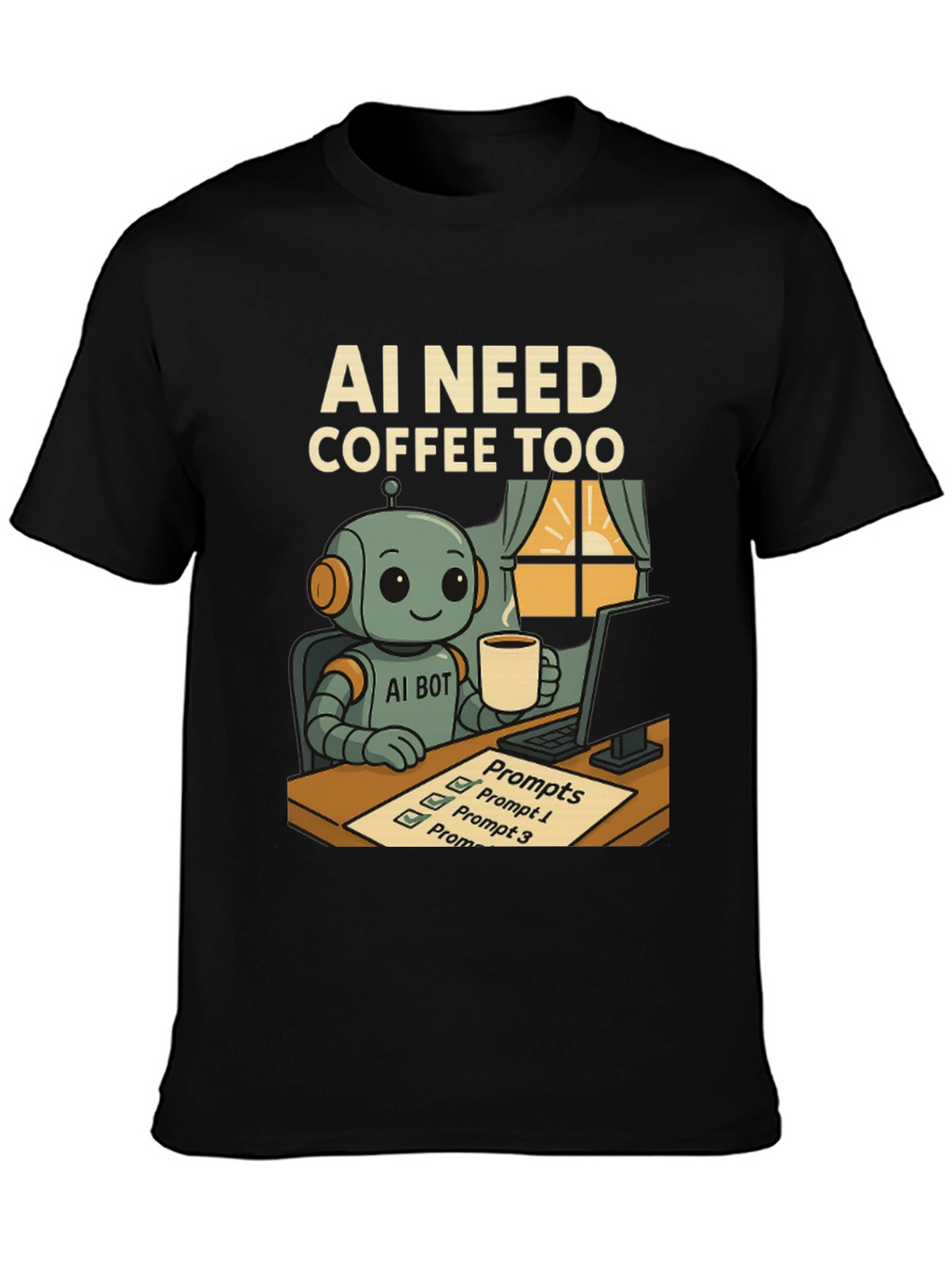AI Needs Coffee T-Shirt