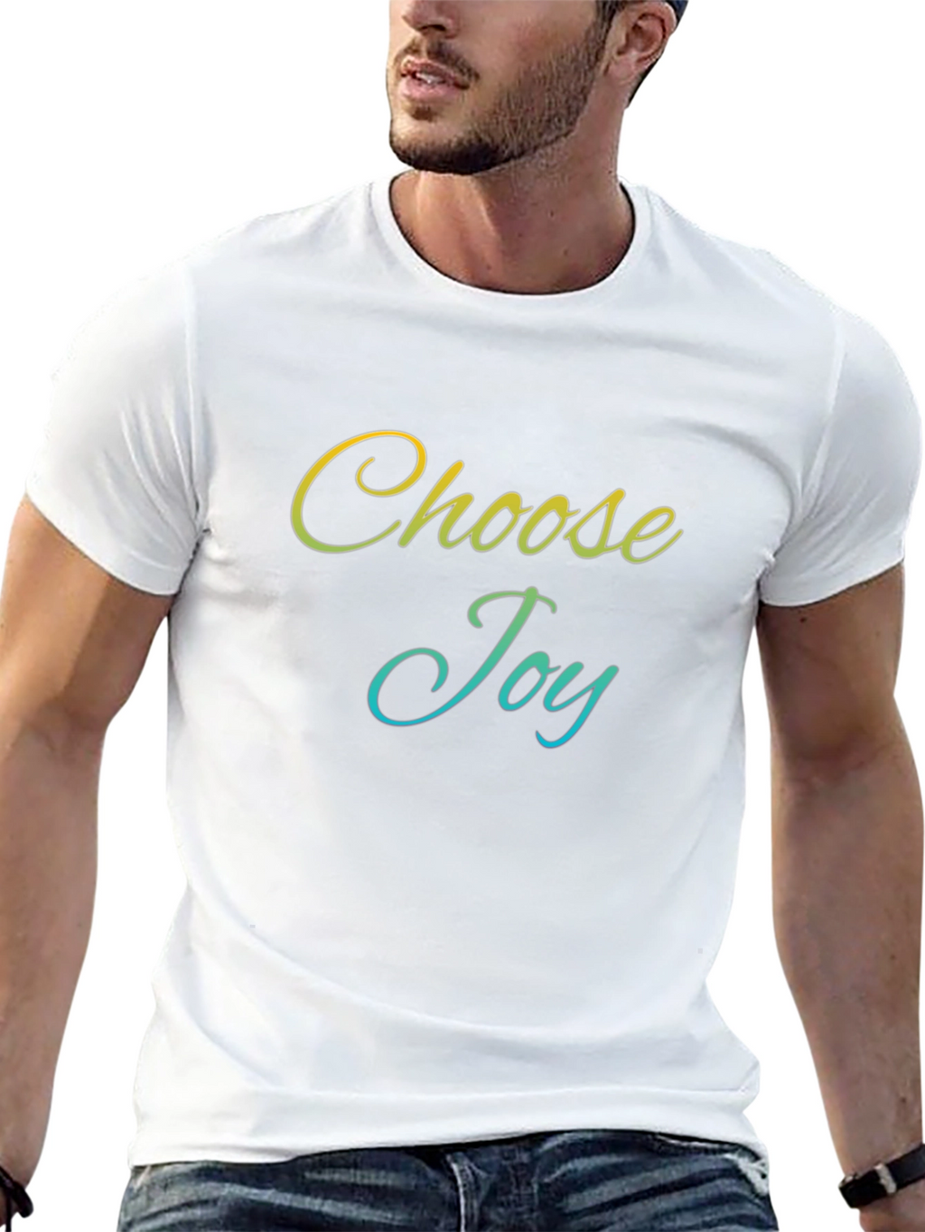Choose Joy Graphic T-Shirt - Black